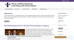 Desktop Screenshot of pfarrverein-bayern.de